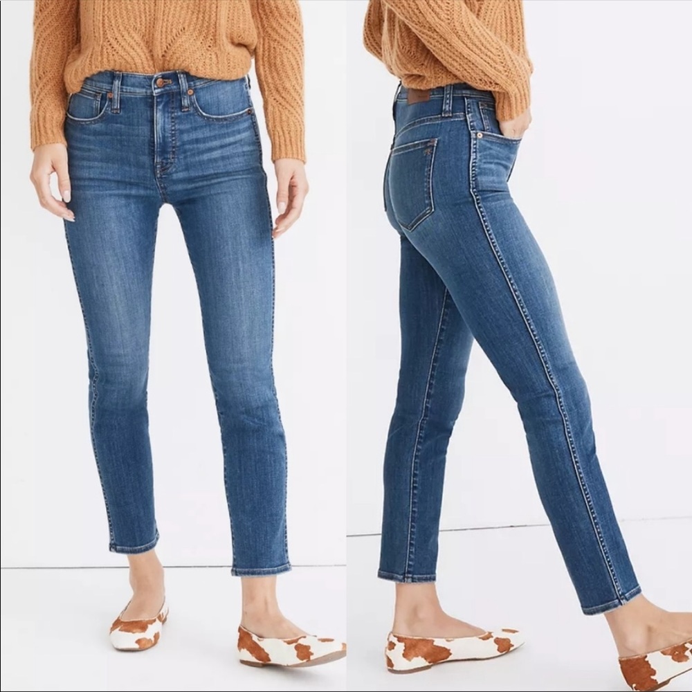 Madewell stovepipe jeans size 27